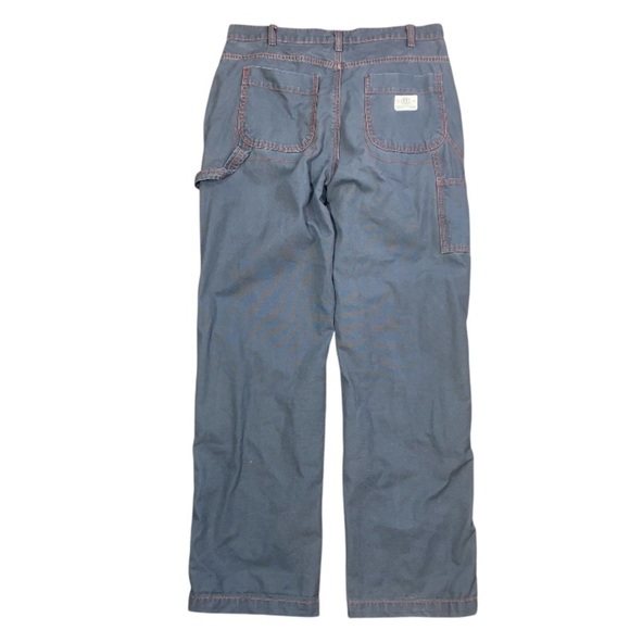 BDG‎ Urban Outfitters Red Stitch Utility Pants Size 31 Gray Straight Fit - Picture 2 of 10